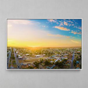 Quadro Convencional em Canvas Tecido Canvas Polycotton 280g esticado em chassi com moldura 120x80 Impressão Alta resolução Impressão digital em alta resolução. Corte Reto Suporte no verso para fixação